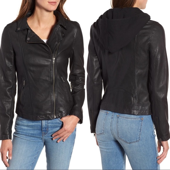 caslon leather jacket